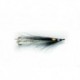 Salmon Singles Snake Fly Black & Silver $6.80
