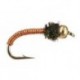 Beaded Nymphs Brassie Bead Head Peacock $2.50