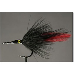 Bonefish Saltwaters Black Death Tarpon Fly Side $6.80