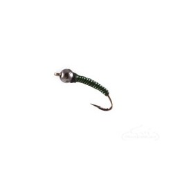 Beaded Nymphs Brassie Bi Color Bead Head Copper Black $2.50