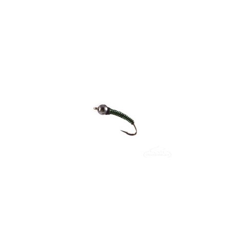 Beaded Nymphs Brassie Bi Color Bead Head Copper Black $2.50