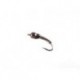 Beaded Nymphs Brassie Bi Color Bead Head Silver Red $2.50