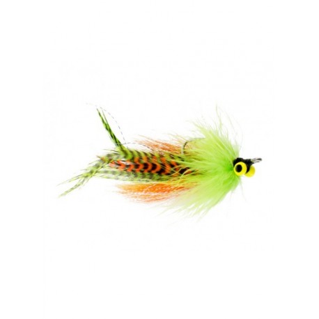 Bonefish Saltwaters bullet head deepwater baitfish chartreuse and orange $6.80