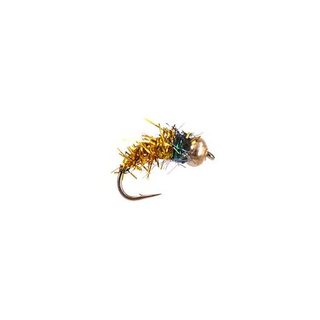 Beaded Nymphs Bright Golden Nymph $2.50