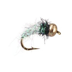 Beaded Nymphs Bright Pearl Nymph $2.50