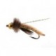 Beaded Nymphs Caddis Poopah Bead Head Tan $2.50