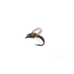 Beaded Nymphs Catchs Caped Avenger Brown $2.50