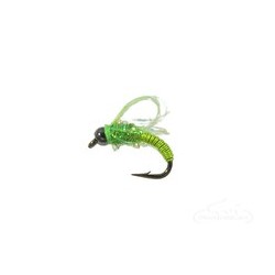 Beaded Nymphs Catchs Caped Avenger Chartreuse $2.50