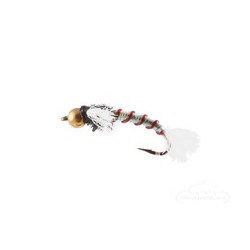 Beaded Nymphs Chironomid Pupa Emerger Bead Head Red Rib $2.50