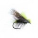 Barbless Flies Chartreuse High Viz Deer Hair Sedge BL $2.50