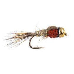 Beaded Nymphs Classic Grey Brown Nymph $2.50