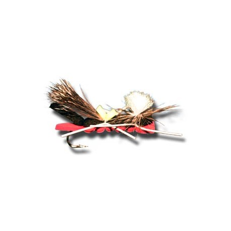 Terrestrials Chernobyl Parachute Red/Black $4.50