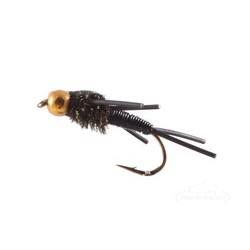 Beaded Nymphs Copper John Nymph BH Rubber Legs Green $2.50