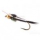 Beaded Nymphs Copper John Nymph BH Rubber Legs Red $2.50