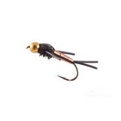 Beaded Nymphs Copper John Nymph Wired BH RL Green $2.50