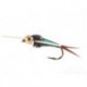 Beaded Nymphs Copper John Nymph Wired BH RL Red $2.50