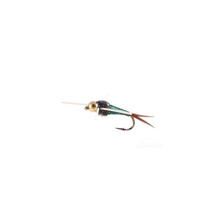 Beaded Nymphs Copper John Nymph Wired BH RL Red $2.50