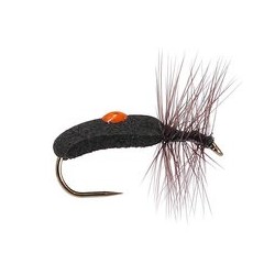 Terrestrials Hackle Black Hi Viz Foam Beetle $2.99