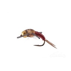 Beaded Nymphs Copper John Wired BH Black Green $2.50
