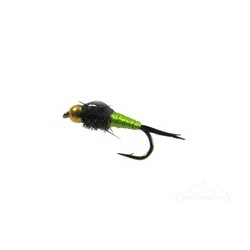 Beaded Nymphs Copper Micro Stone  Black $2.50