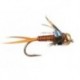 Beaded Nymphs Copper Micro Stone  Olive $2.50