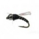 Beaded Nymphs Crystal Midge Black Tungsten Bead $2.50
