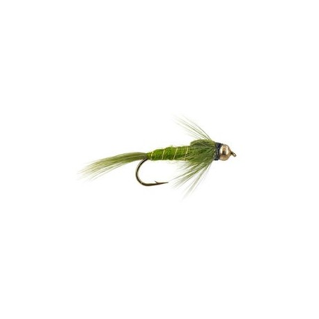 Beaded Nymphs Damsel Green $2.50