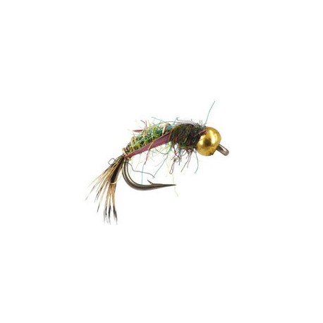 Beaded Nymphs Davies Evil Weevil  Olive $2.50