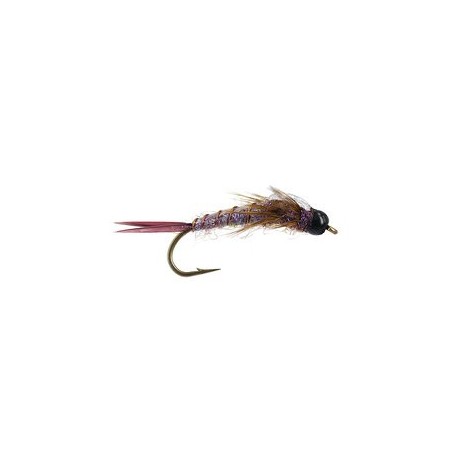 Beaded Nymphs Davies Explosion Stone  Purple $2.50