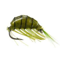 Czech Nymps and Gamarus heavy epoxy shrimp olive $2.50