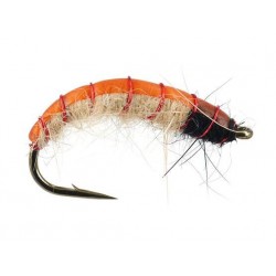 Czech Nymps and Gamarus red ribbed tan czech nymph $2.50