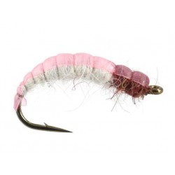 Czech Nymps and Gamarus white back pink czech nymph $2.50