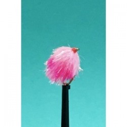Fab Trout Flies marshmallow shocking pink marshmallow jelly fab blob $2.34