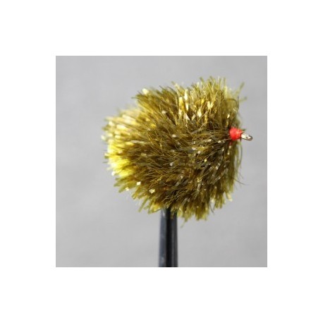 Fab Trout Flies olive fab blob $2.34