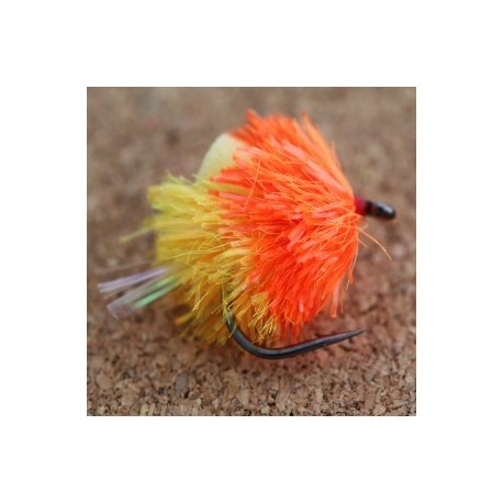Fab Trout Flies orange sunburst humpy blob( ) $2.34