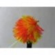 Fab Trout Flies orange yellow fusion half tail blob size $2.34