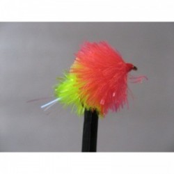 Fab Trout Flies pink yellow humpy blob $2.34