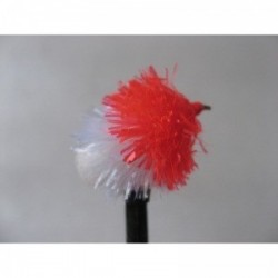 Fab Trout Flies red n white fab blob $2.34