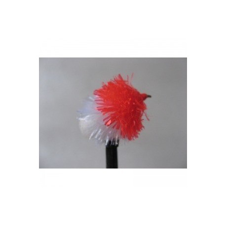 Fab Trout Flies red n white fab blob $2.34