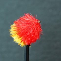 Fab Trout Flies red sunburst fab blob $2.34