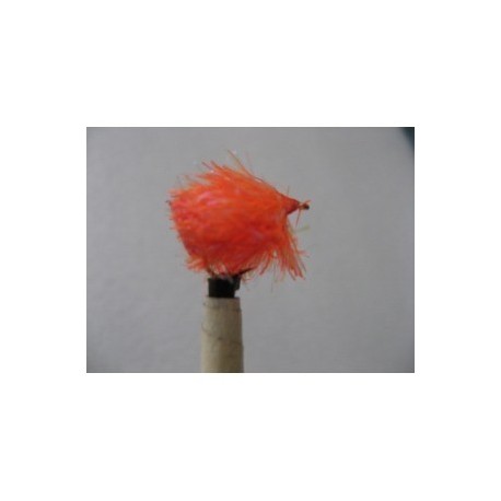 Fab Trout Flies uv orange fab blob $2.34