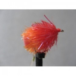 Fab Trout Flies uv red orange fab blob $2.34