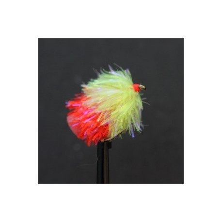 Fab Trout Flies uv yellow and red fab $2.34
