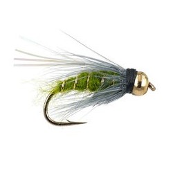 Beaded Nymphs Flashabou Caddis $2.50