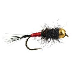 Tungsten Nymphs black red catcher $3.00