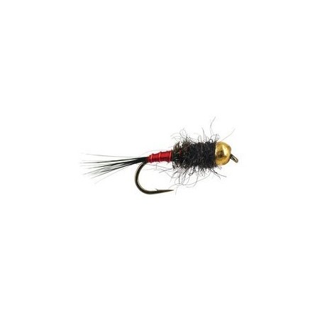 Tungsten Nymphs black red catcher $3.00