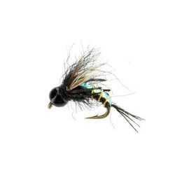 Beaded Nymphs Gardners Never Bug Black Dry Fly $2.50
