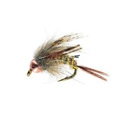Beaded Nymphs Gardners Never Bug Brown Dry Fly $2.50