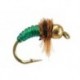 Tungsten Nymphs Green Yellow Body Glass TG $3.00