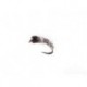 Beaded Nymphs Ghost Biot Midge Glass Bead Grey $2.50